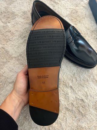 Mocasines Luis Gonzalo Piel Hombre Negro