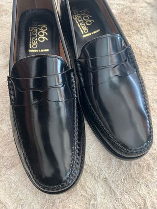 Mocasines Luis Gonzalo Piel Hombre Negro