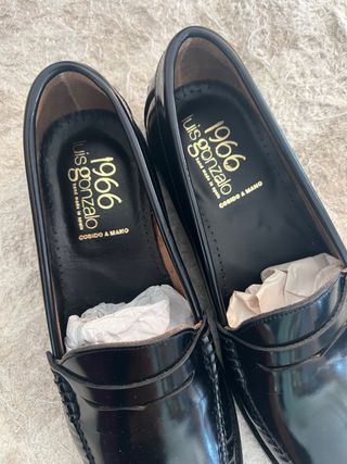 Mocasines Luis Gonzalo Piel Hombre Negro