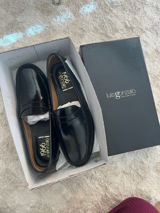 Mocasines Luis Gonzalo Piel Hombre Negro
