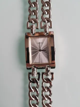 Reloj Guess Mujer Original Plata