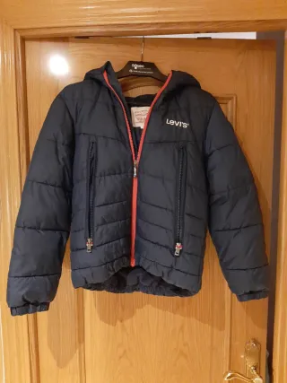 Cazadora Levi's Puffer Acolchado niño azul