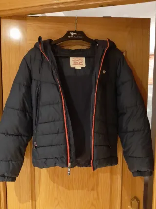 Cazadora Levi's Puffer Acolchado niño azul