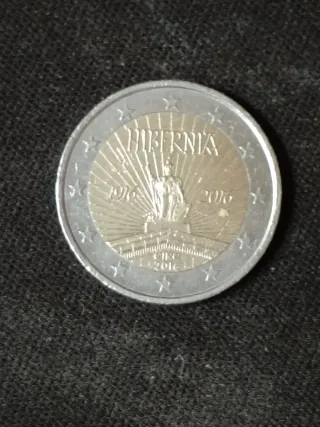 🇮🇪 Irlanda 2016 moneda de 2 euros conmemorativa
