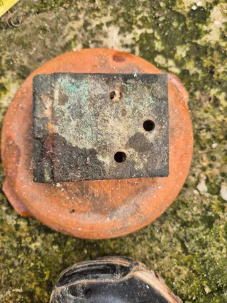 Antigua bisagra de bronce 459g