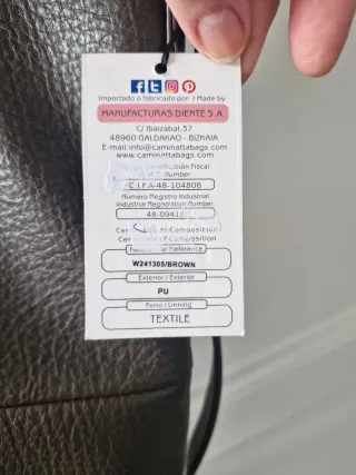 Bolso Caminata Marrón,