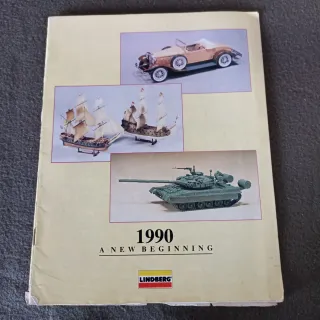 Lindberg 1990 catalogo modellismo vintage