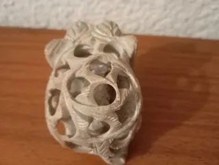 Figura elefante decorativa tallada