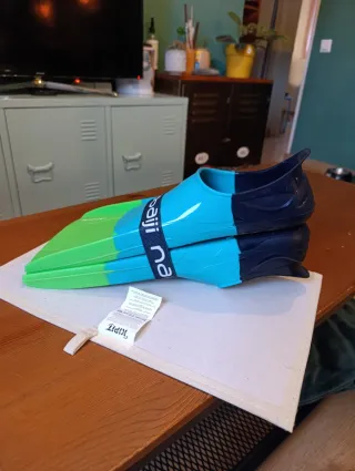 Aletas natación cortas