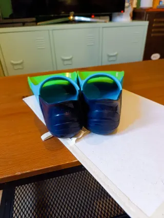 Aletas natación cortas