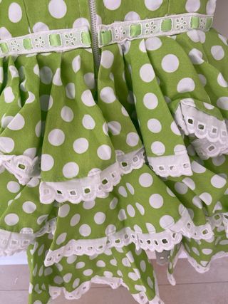 Traje Flamenca Niña Lunares talla 4/5