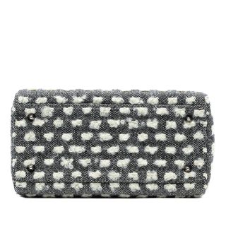 Lady Dior Medium Tweed Grigio Bianco