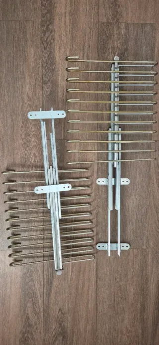 2 Pantaloneros Metálicos Colgantes