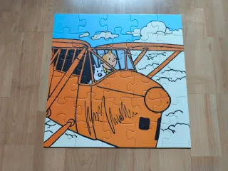 Puzzle Tintín y Milú Avión 30 Piezas