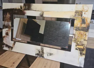 Cuadro Decorativo Pared con Espejo