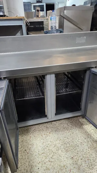 Bajo mostrador industrial acero inoxidable