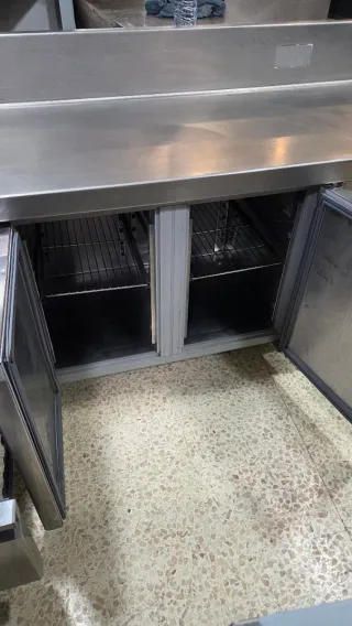 Bajo mostrador industrial acero inoxidable