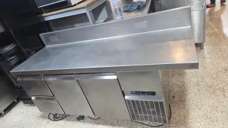 Bajo mostrador industrial acero inoxidable