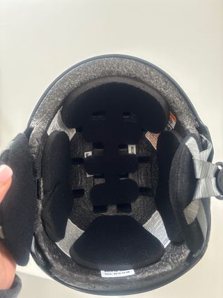 Casco y guantes de esquí infantiles