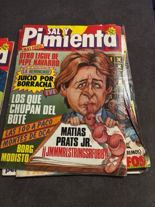 9 revistas antiguas de Sal y Pimienta