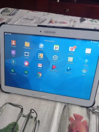 Tablet Samsung 10 Blanca T530