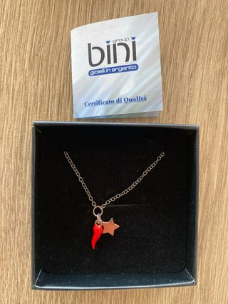 Collana Bini Group con cornetto e stella