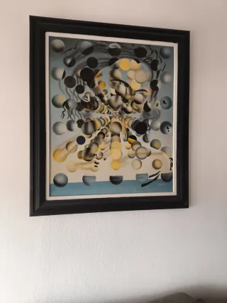 Cuadro abstracto multicolor