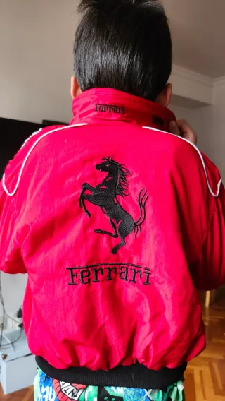 Chaqueta Ferrari F1 Roja Niño 5-6 Años