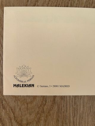 Alfombra Persa Lana Beige y Marrón