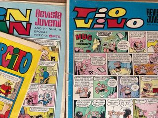 Revistas juveniles Pulgarcito, Jaimito, Pumby