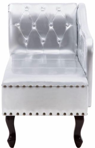 Sillón Chesterfield Plata