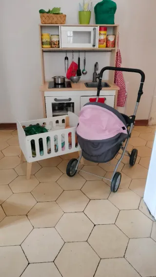 Cocina Infantil Ikea + Carrito