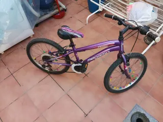 Bicicleta infantil 22 pulgadas morada