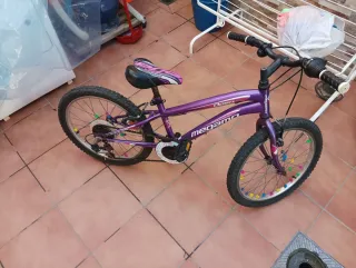 Bicicleta infantil 22 pulgadas morada