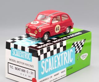 Seat 600 C-31 Rojo 1ª Serie Exin Scalextric