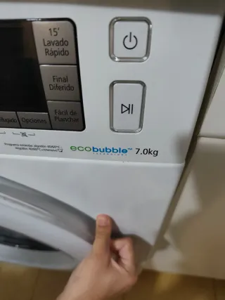 Lavadora Samsung ecobubble 7kg