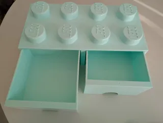 Cajas de Almacenaje Lego Verde Mint