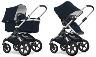 Carrito Capazo/silla Bugaboo Fox classic azul mari