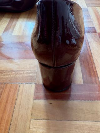 Zapatos de tacón Zara burgundy T.35