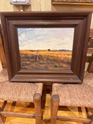 Oleo sobre lienzo Mingol