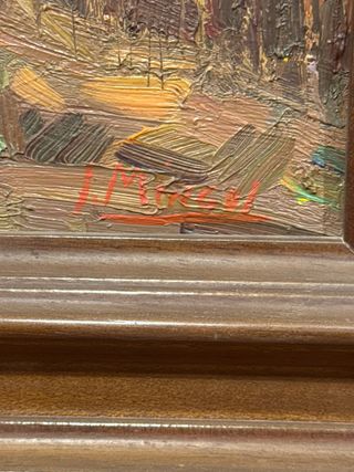 Oleo sobre lienzo Mingol