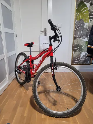 Bicicleta Montaña BPRO 24 Roja
