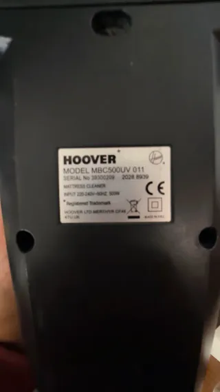 Aspirador de mano antiácaros Hoover Ultra Vortex
