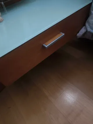 Dormitorio Matrimonio Madera + cómoda + espejo