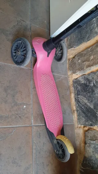 Patinete infantil 3 ruedas rosa