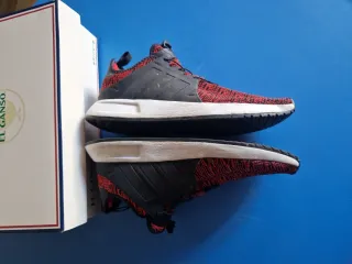 Zapatillas El Ganso Rojas y Negras