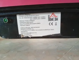 Patinete Eléctrico Rosa negociable