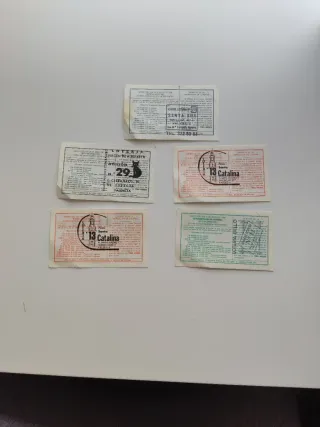 Lotería Nacional Décimos 1986