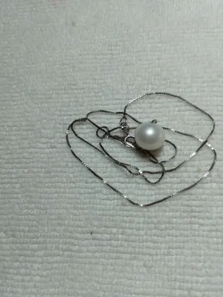 Cadena Plata 925 con Perla