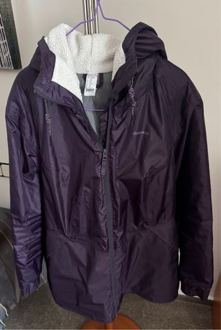 Cortavientos Quechua Morado